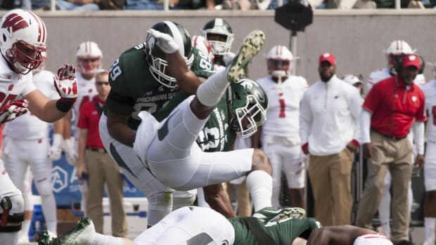 Wisconsin vs MIchigan State University, East Lansing, MI, September 24, 2016